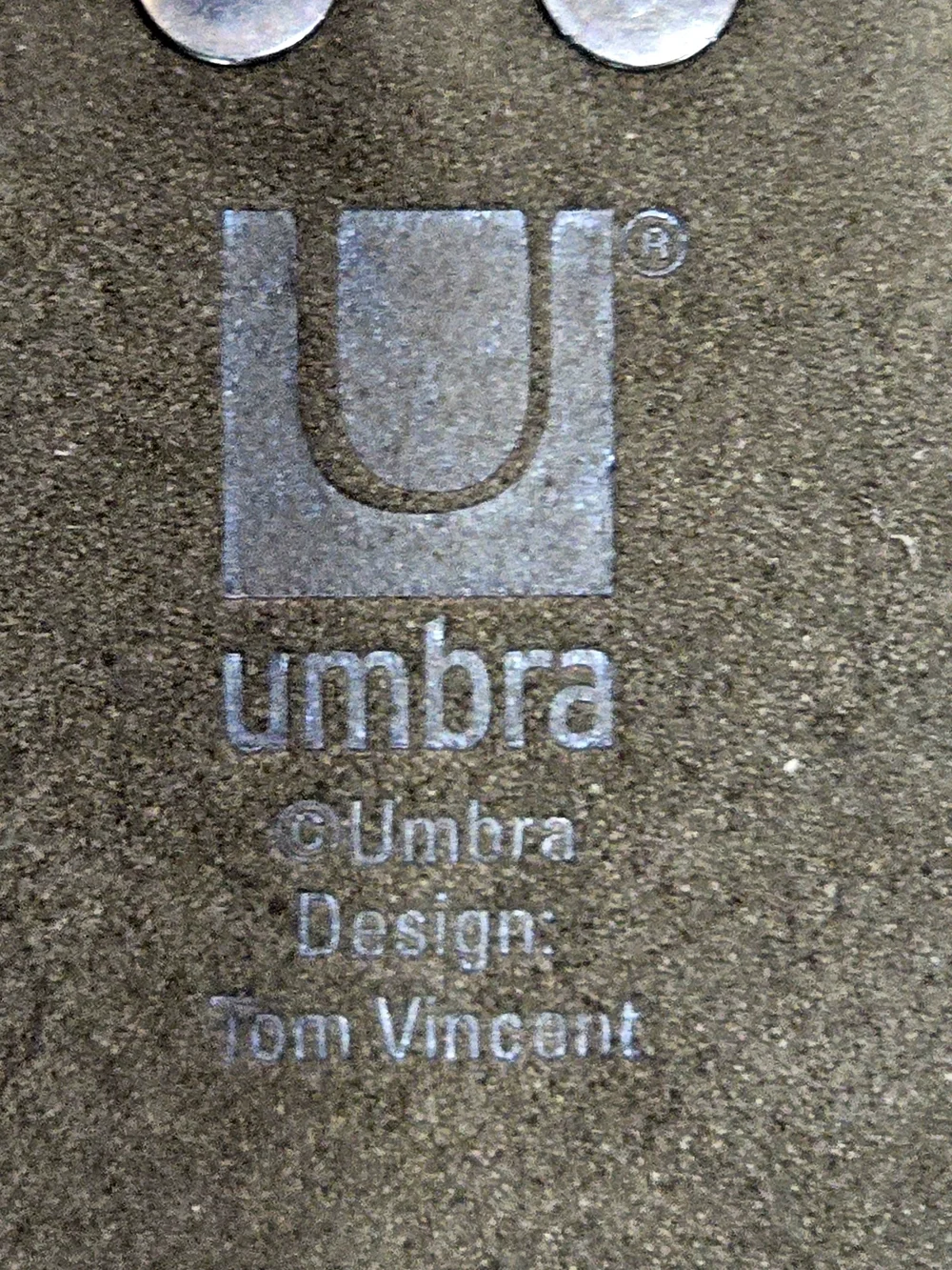 Umbra Cameo Black Glass Picture Frame | Tom Vincent Design Tabletop Decor